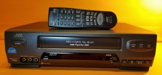 - Jvc Hr - A51u Hi - Fi Stereo Vcr - Vhs Video Cassette Recorder Player - Great