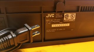 - JVC HR - A51U Hi - Fi Stereo VCR - VHS VIdeo Cassette Recorder Player - Great 6