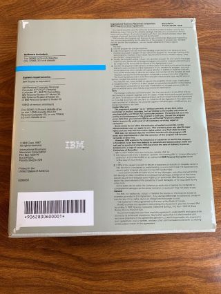 IBM 1987 Disk Operating System Version 3.  30 PC Computer Software Manuals Floppy 3