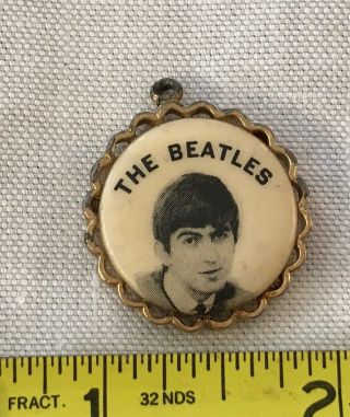 Vintage The Beatles Pendant George Harrison Nems Entertainment Ltd