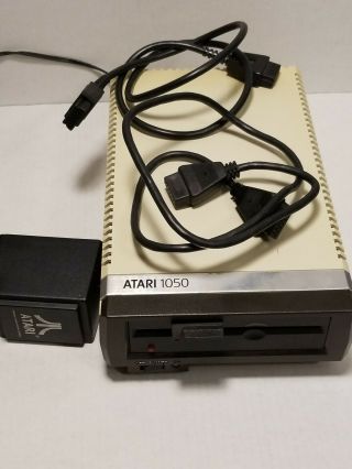 Atari 1050 Disk Drive Powers On For Atari 800 Xl /130xe / 65xe With Power Cord