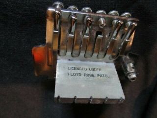 Vintage Jackson Floyd Rose Fulcrum floating Guitar Bridge Parts No Tremolo Bar 3