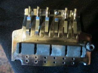 Vintage Jackson Floyd Rose Fulcrum floating Guitar Bridge Parts No Tremolo Bar 6