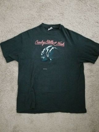 Vintage Crosby,  Stills & Nash Concert T - Shirt (1987)