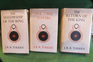 J.  R.  R.  Tolkien - The Lord Of The Rings - First Editions 8th,  7th,  6th Imps.