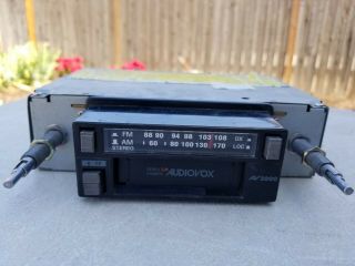 Vintage Audiovox Av3000 Car Stereo Am/fm Radio Tuner Cassette