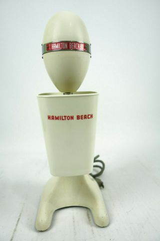 1950’s Vintage Mid Century Modern Hamilton Beach Milkshake Mixer Model No 51 Usa