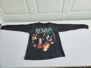 Vintage Kiss Animalize Shirt 1984 Long Sleeve