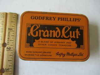 Vintage Tobacco Tin - - Grand Cut - Tobacco