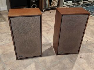 Vintage 1960s Klh Model Thirty - Two 32 Speakers Acoustic Suspension