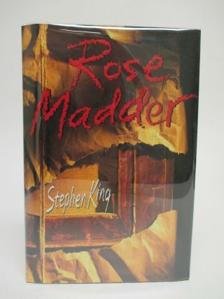 Signed By Stephen King " Rose Madder " Viking Hardback Dj 1995 / 2nd Printing