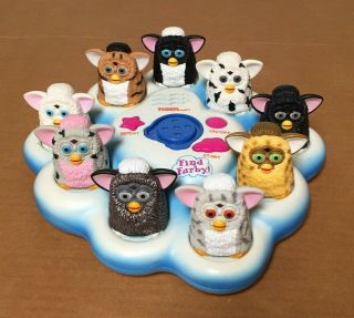 Vintage Find Furby Electronic Game With All Figures By Tiger Electronic