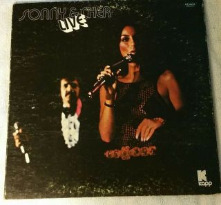 Sonny And Cher Live Vinyl Lp Vintage Collectible Ships In 24 Hrs