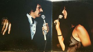 SONNY AND CHER LIVE vinyl lp vintage collectible ships in 24 hrs 3