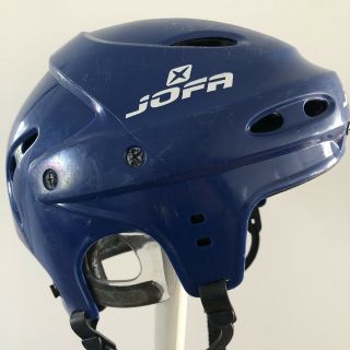 JOFA hockey helmet 690L Large 56 - 61 senior blue vintage classic okey 2