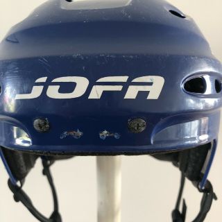 JOFA hockey helmet 690L Large 56 - 61 senior blue vintage classic okey 4
