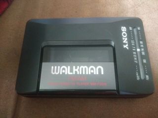 Vintage Sony Wm - F2015 Stereo Am/fm Cassette Walkman Not Parts/repair
