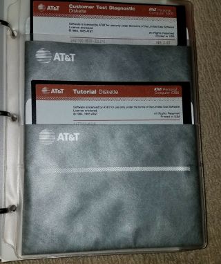 AT&T Personal Computer 6300 Users Guides GWBasic MS - DOS and User Guide 6