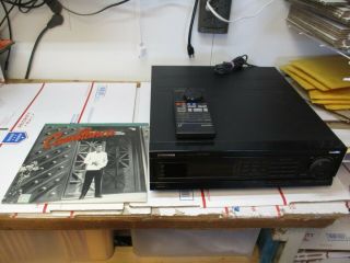 Pioneer Cld - 3070 Cd Cdv Ld Player,  Laser Disc Casablanca & Remote Bundle Sh