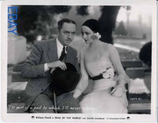 William Powell Carole Lombard Vintage Photo Man Of The World