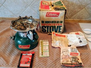 Vintage Coleman 502 - 700 Sportster Camping Stove,  Dated 1970