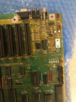 1982 Vintage Apple lle Motherboard Logic Board 607 - 0164 820 - 0064 - 3