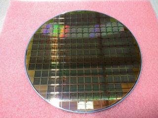 8 Inch Vintage Silicon Wafer Memory Chips