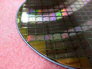8 inch Vintage Silicon Wafer Memory Chips 5