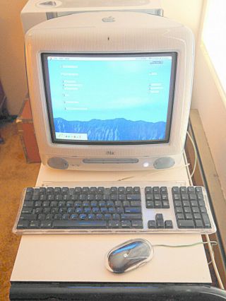 Vintage Apple Imac G3 15 " Desktop G82030k2mbq (summer 2001) Collector Item