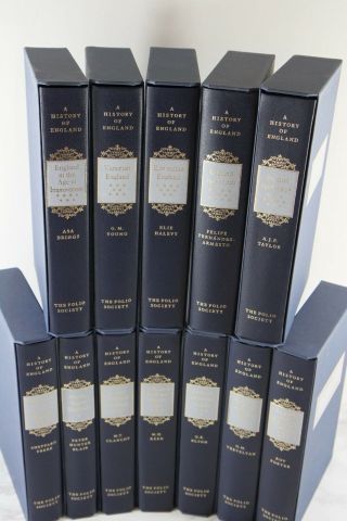 A History Of England - Folio Society - Complete 12 Volume Set
