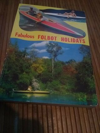 Vintage J.  Kissner " Fabulous Folbot Holidays "