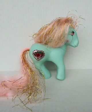 Vintage G1 Mlp My Little Pony Tinsel Hair Princess Serena Princess Aquamarine