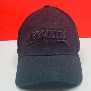 Metallica Hat Cap Black Album Heavy Metal Vintage Rock Bio - Domes Kill Em All Vtg