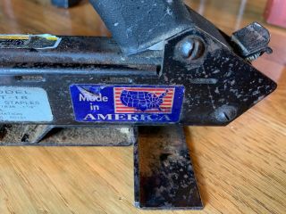 Vintage DUO - FAST (Made in USA) Model ST - 18 Wood Floor STAPLER 3