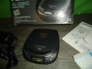 vintage Panasonic CD player SL - S291C discman 2