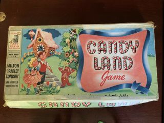 Vintage 50s 60s Candy Land Board Game