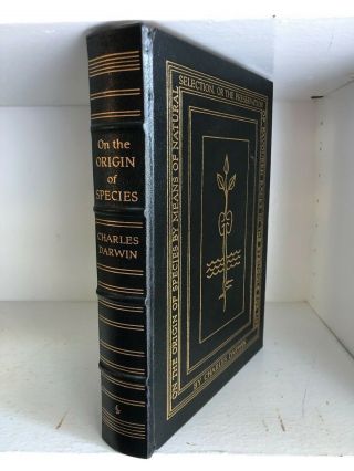 On The Origin Of Species By Charles Darwin Easton Press Books Leather - Bound