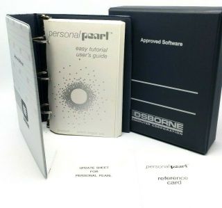 Osborne Executive Personal Pearl V1.  02 Tutorial / User / Reference Manuals