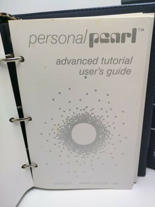 OSBORNE EXECUTIVE PERSONAL PEARL v1.  02 TUTORIAL / USER / REFERENCE MANUALS 4