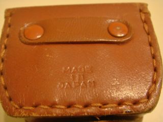 Vintage Alpex Light Meter in leather case made in Japan 2