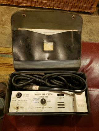 Vintage Ge H - 10b Halogen Leak Detector