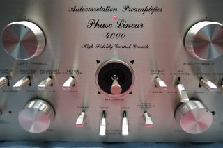 Phase Linear 4000 Series One Preamplifier Professional Restoration Service 4