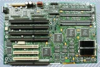 Rare Intel Plato Motherboard W/ P90 Cpu,  Isa/pci Great