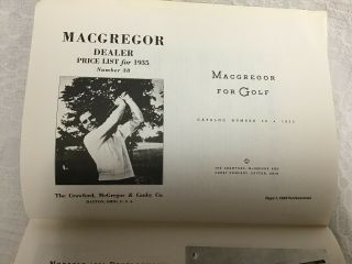 Vintage Golf Book 