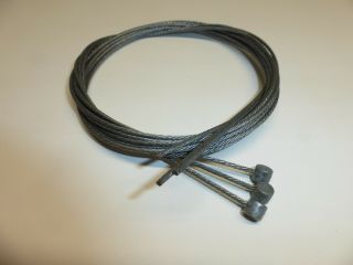Vintage Nos - " Braided " Heavy Duty Mtn.  Bike Brake Cable - X 4