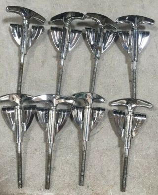 Ludwig Bass Drum T - Rods @ Claws Vintage (set Of 8)