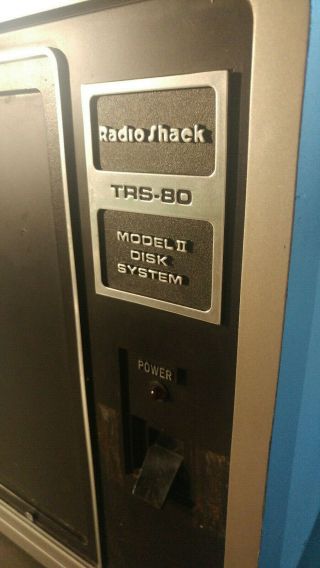Radio Shack TRS - 80 Model II Disk System for 8” floppy Drives Vintage 2