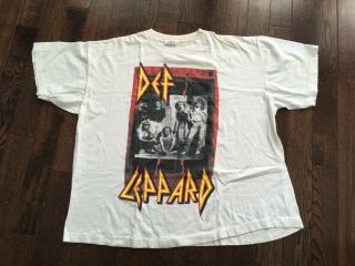 Def Leppard Vintage 1993 Tour Shirt Never Ending Weekend Tour Adrenalize Xxxl
