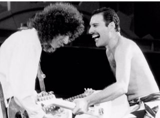 Queen Freddie Mercury Brian May Vintage Concert 8x11 Glossy Photo Print Rp