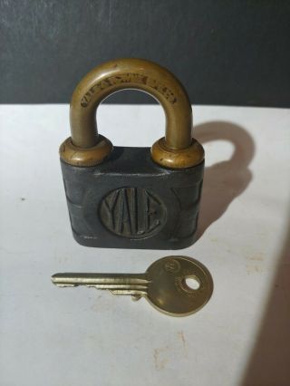 Vintage Yale Lock With Key